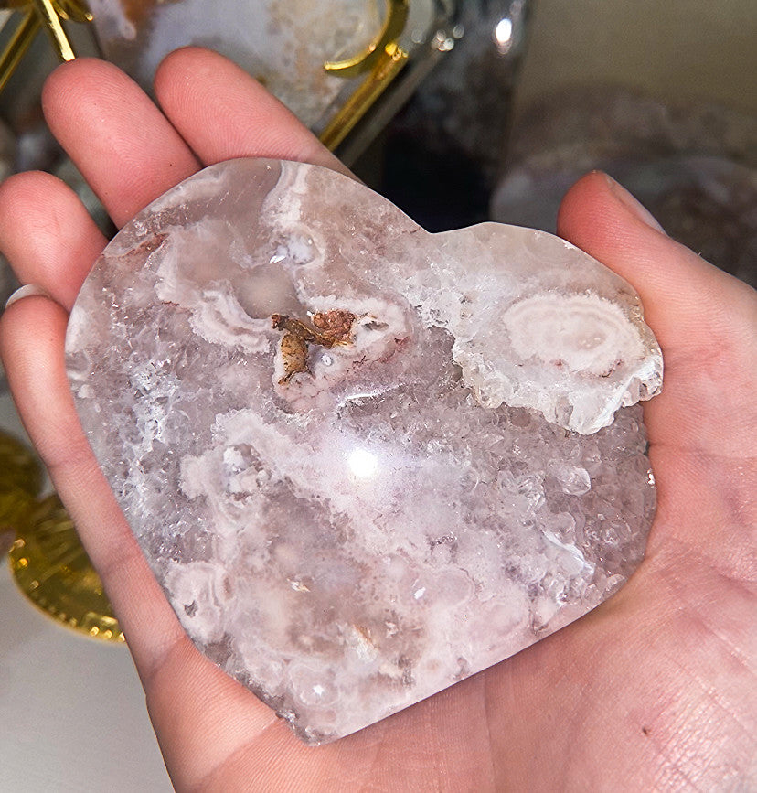 pink amethyst heart 2