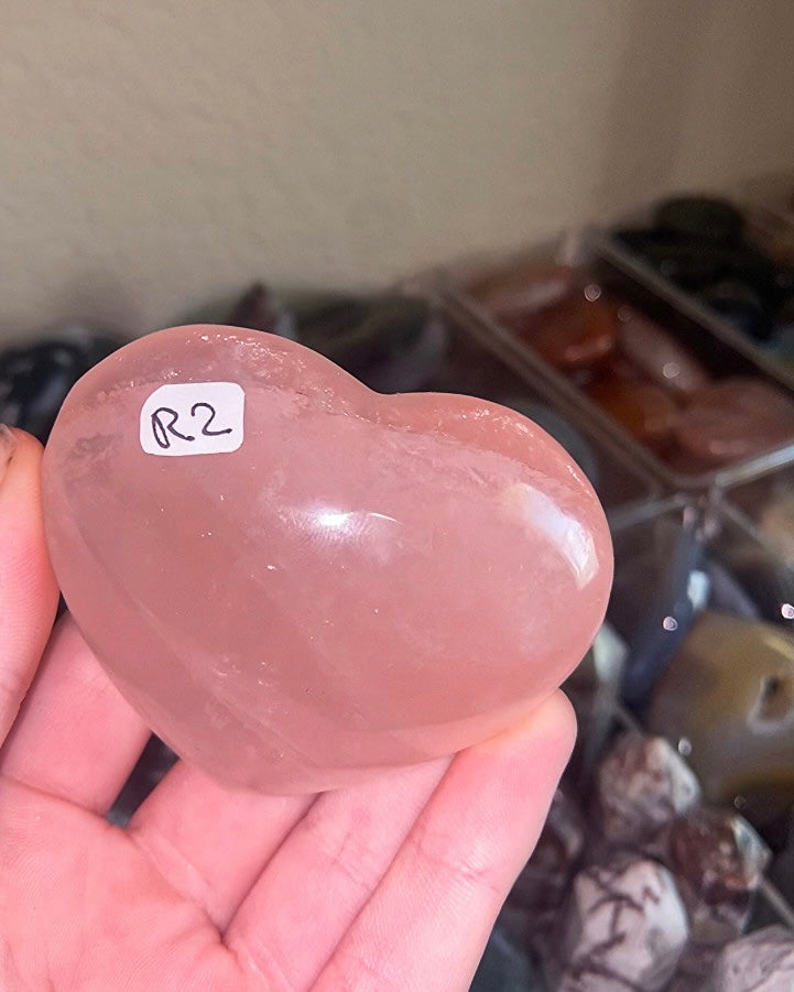rose quartz heart