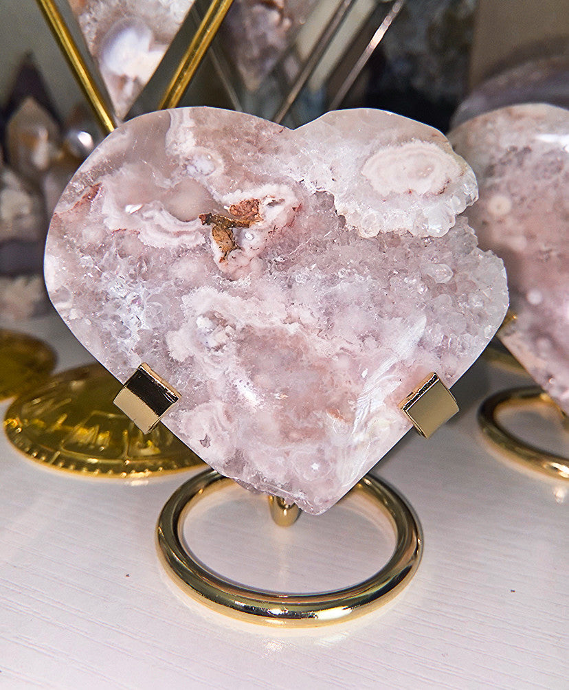 pink amethyst heart 2