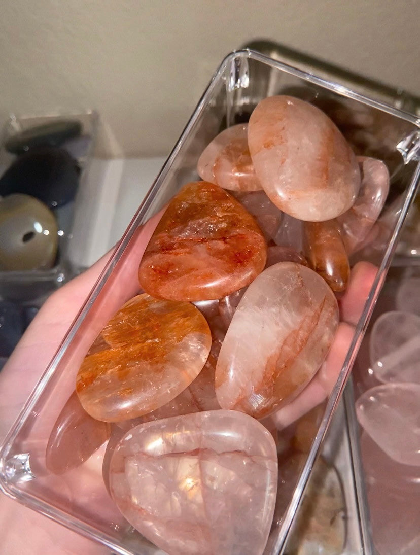 fire quartz flatstone
