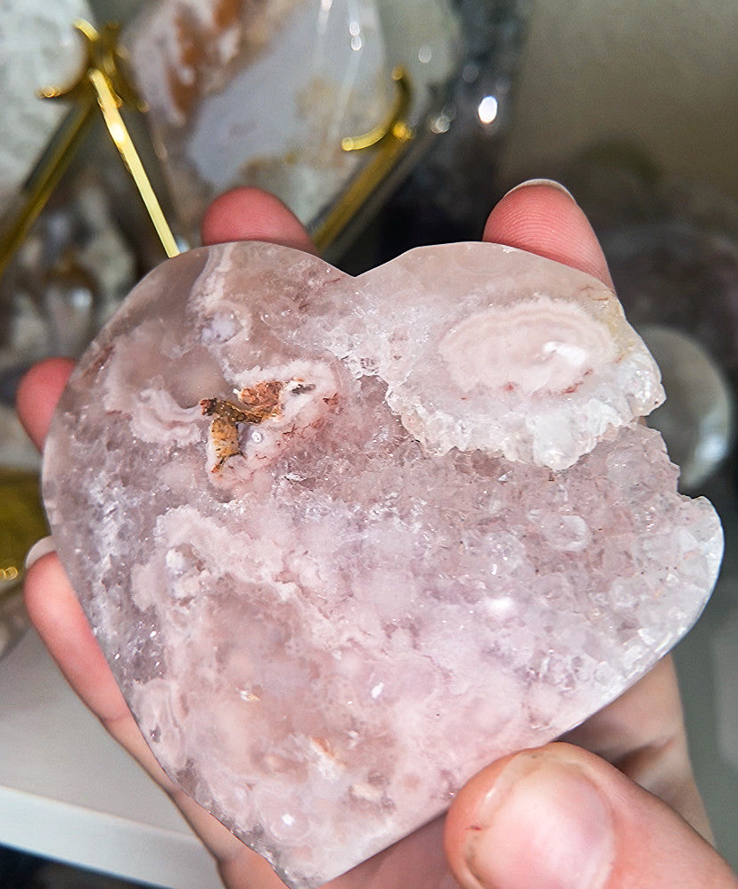 pink amethyst heart 2